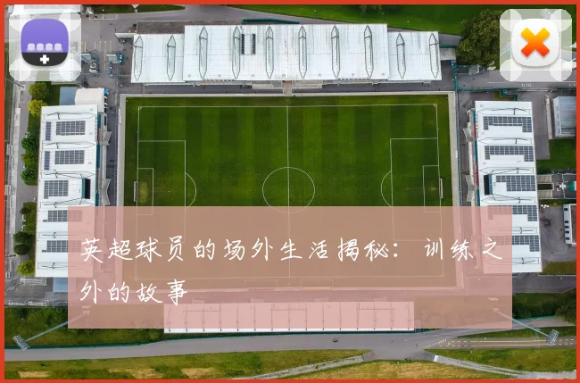 英超球员的场外生活揭秘：训练之外的故事